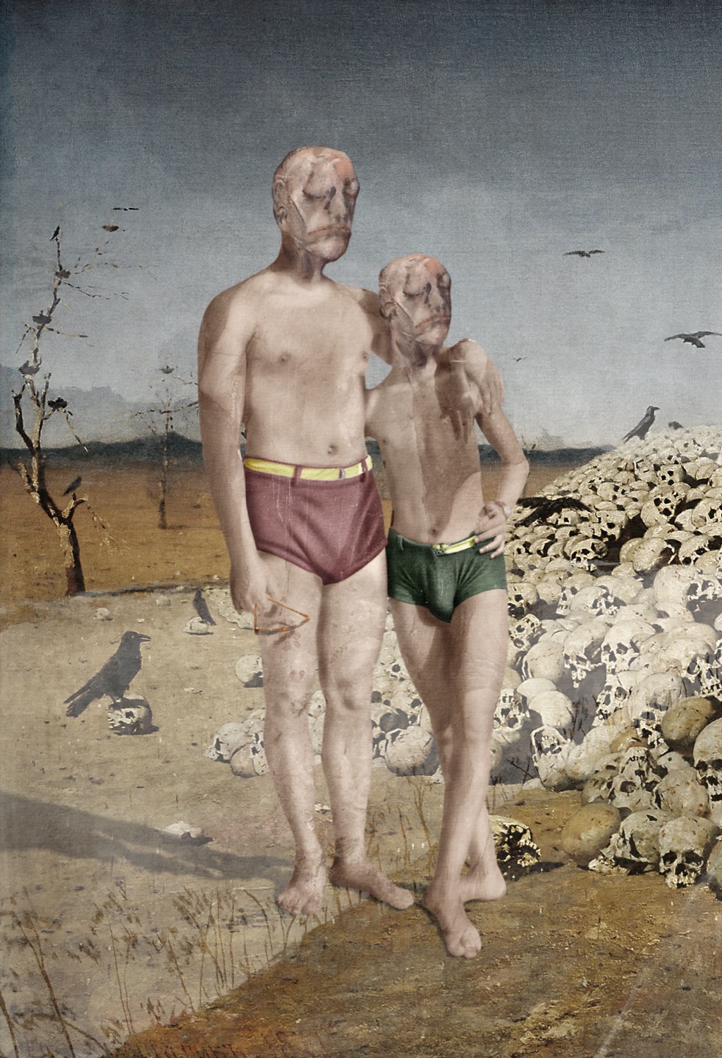 Nermine Hammam, Comic Mutations 2, 2022. Photography, drawing, digital collage