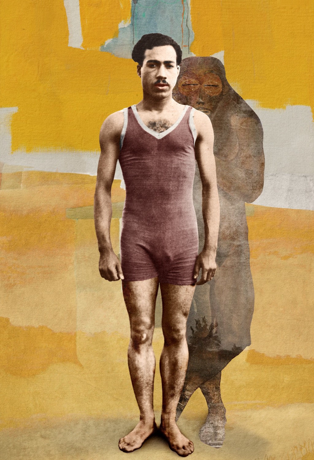 Nermine Hammam, our future selves, 2022. Photography, drawing, digital collage