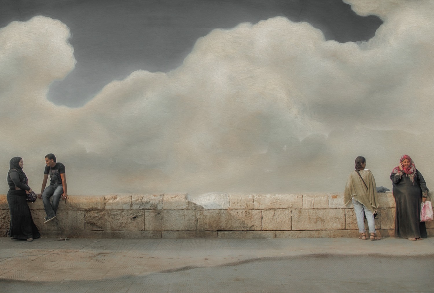 Nermine Hammam, The Dune Archive, 2009-Ongoing. Photography, digital collage