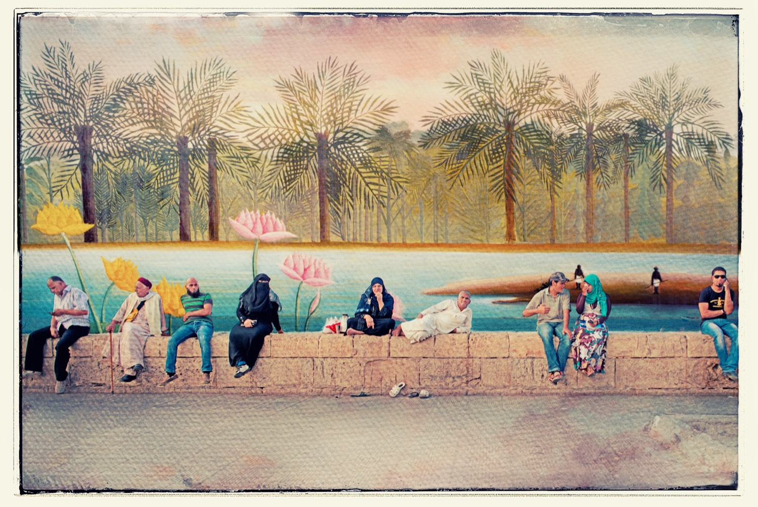Nermine Hammam, The Tide’s Committee, 2009-Ongoing. Photography, digital collage