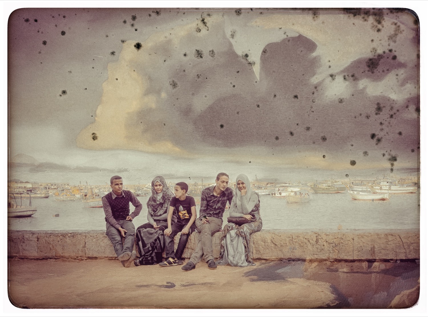 Nermine Hammam, encounter, 2009-Ongoing. Photography, digital collage