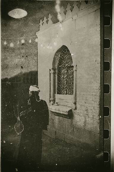 Nermine Hammam, The Ecliptic Membrane, 2024. Photography, digital collage, mixed media