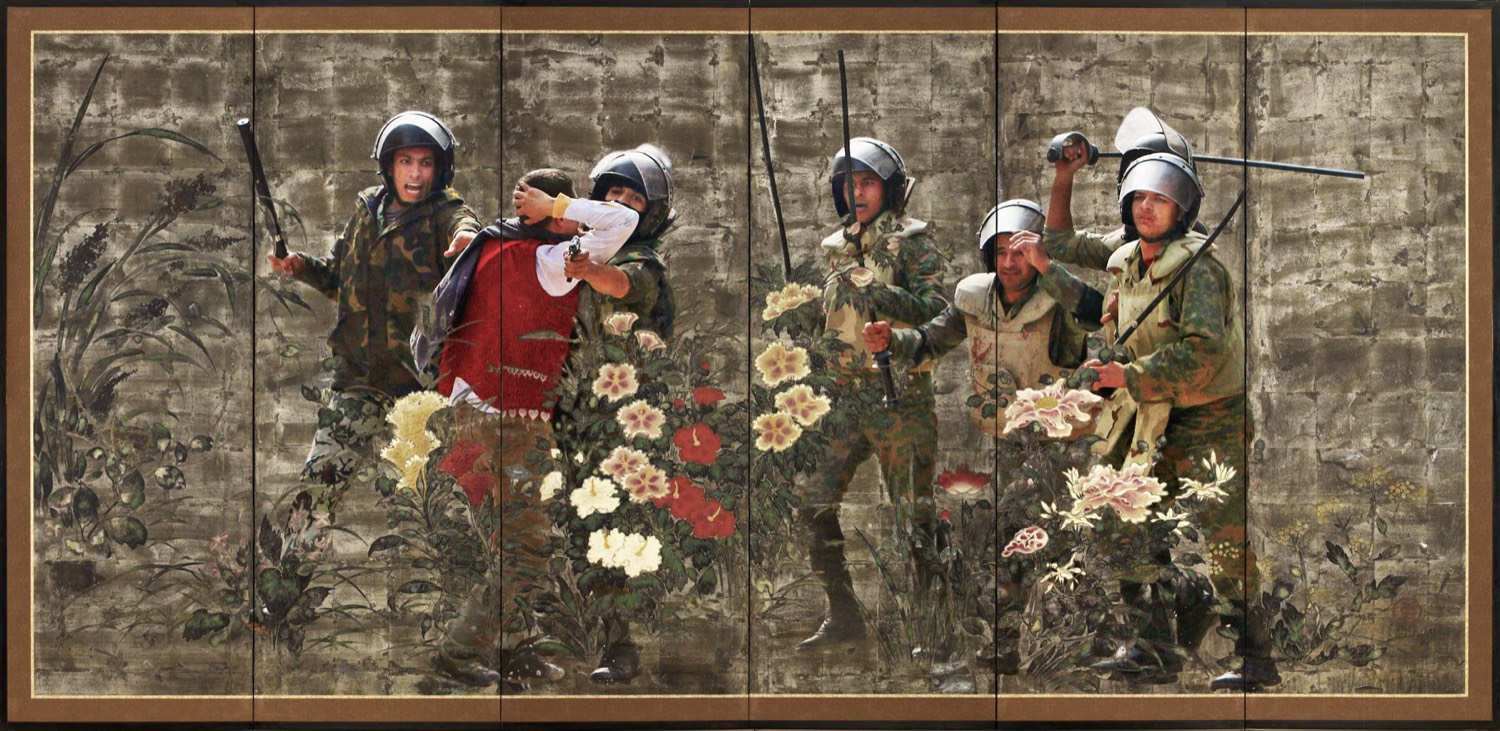 Nermine Hammam, Hibiscus, 2012. Photography, digital collage