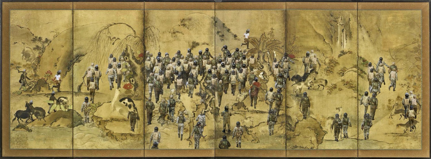 Nermine Hammam, The Battle, 2012. Photography, digital collage