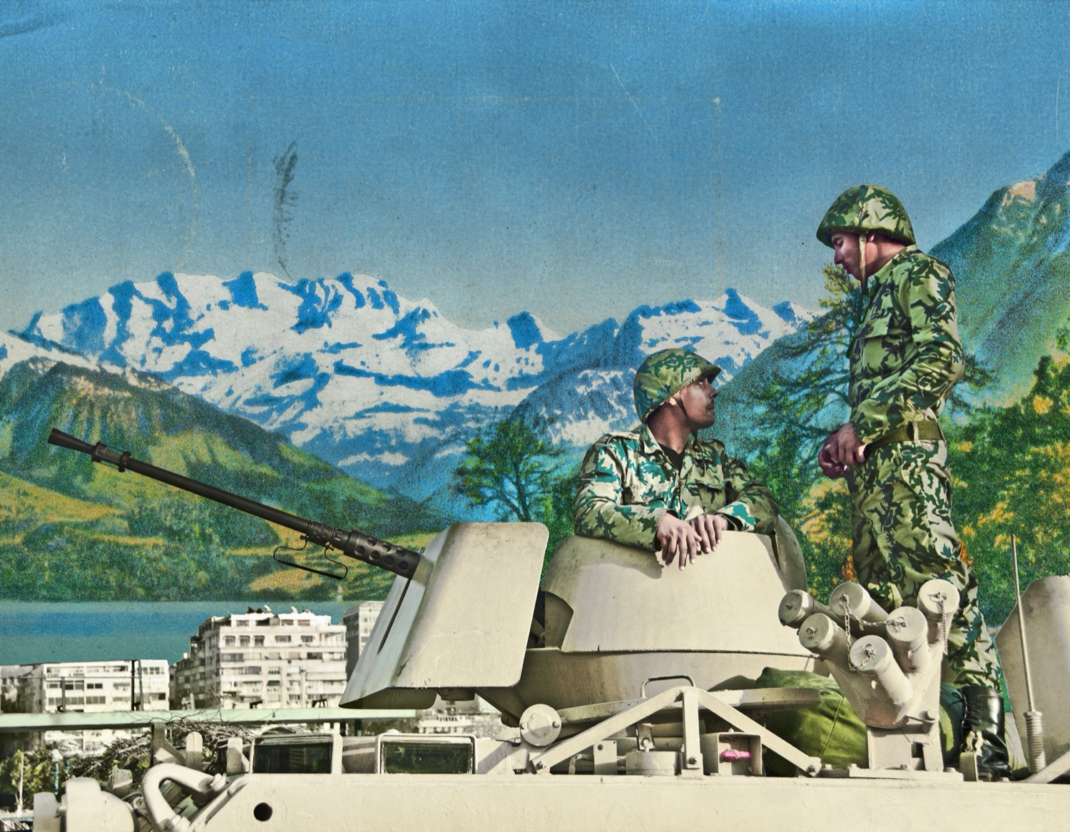Nermine Hammam, Alchemical Mysterium, 2011. Photography, digital collage