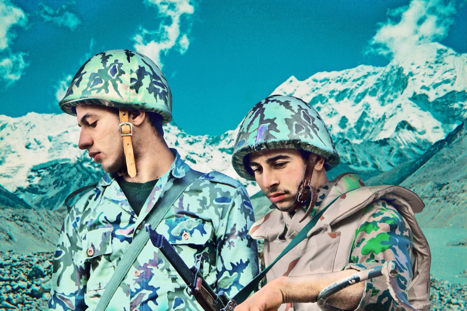 Nermine Hammam, Armed Innocence II, 2011. Photography, digital collage