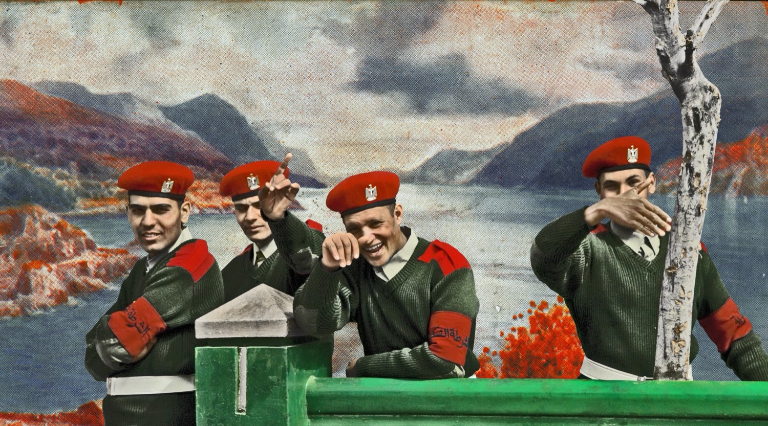 Nermine Hammam, Stop, Come, Go, Continue, 2011. Photography, digital collage