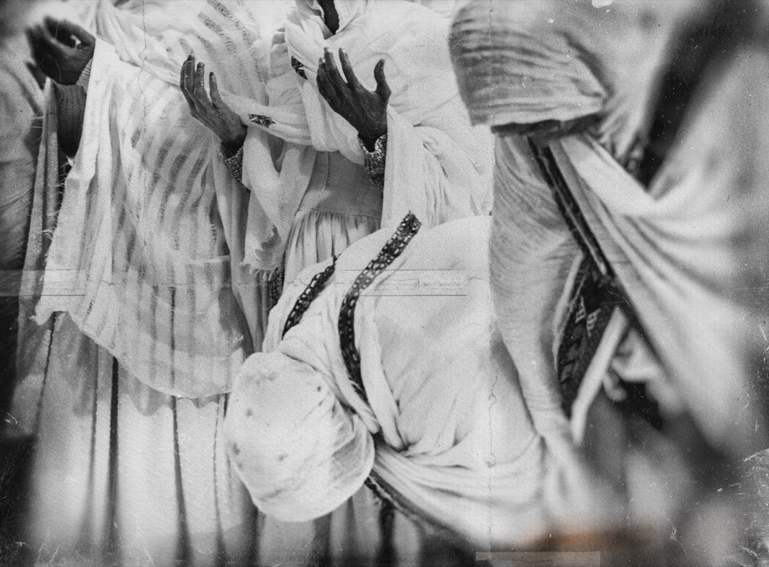 Nermine Hammam, Vocata, 2025. Photography, digital collage, mixed media