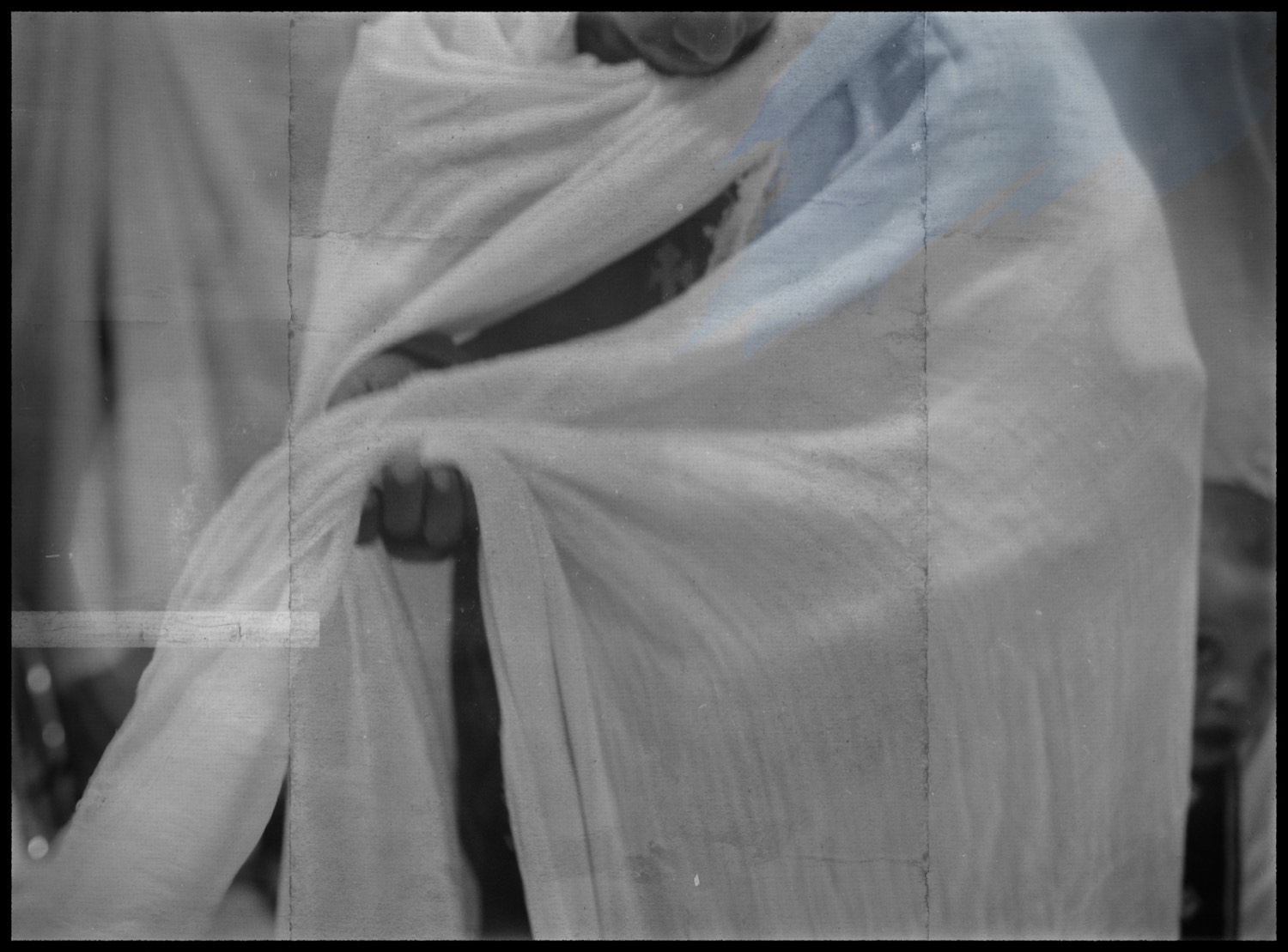 Nermine Hammam, Chromatic Annunciation, 2025. Photography, digital collage, mixed media