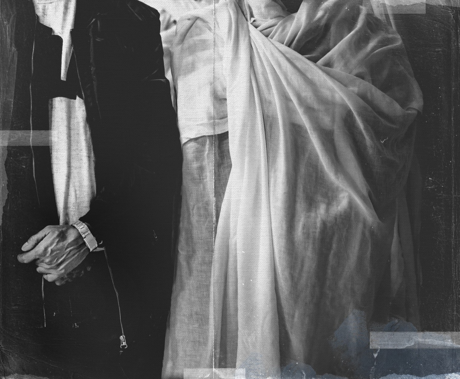 Nermine Hammam, I Swallowed the Constellation by Accident, 2025. Photography, digital collage, mixed media