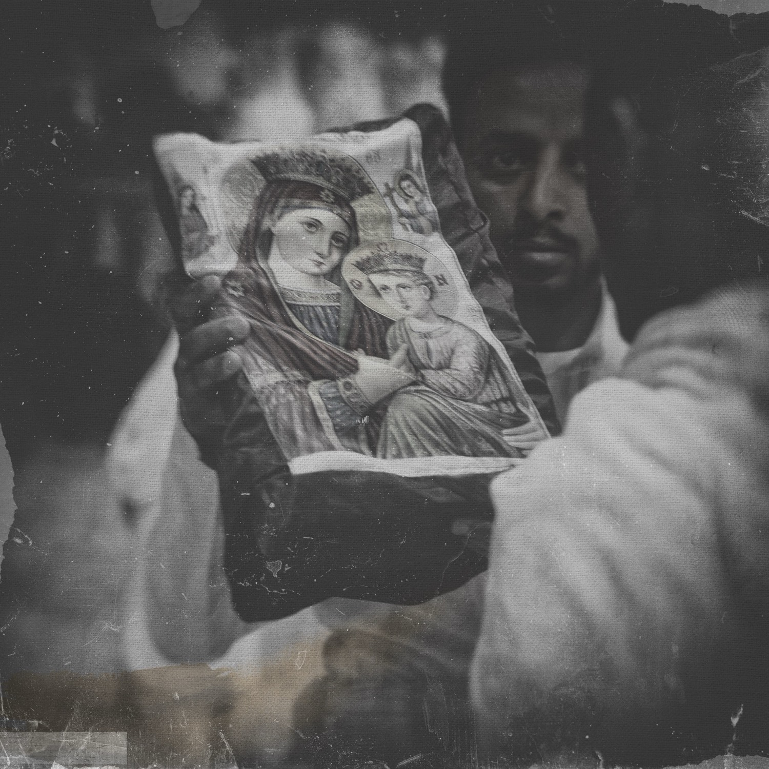 Nermine Hammam, The Star That Asked to Be Carried, 2025. Photography, digital collage, mixed media