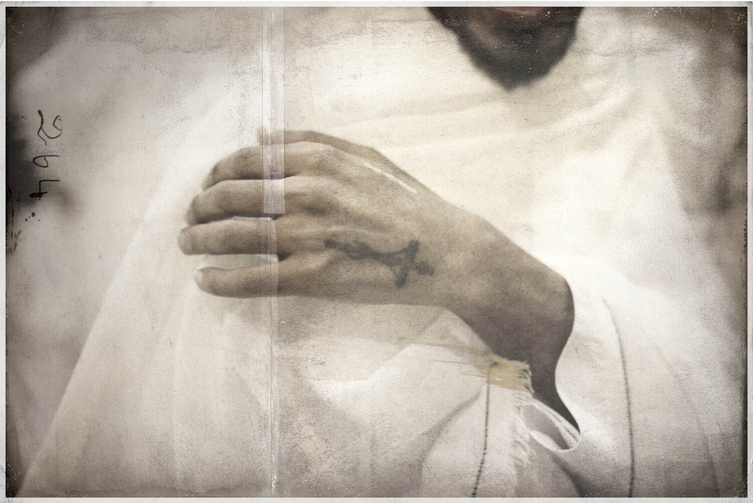 Nermine Hammam, Vocata 23, 2025. Photography, digital collage, mixed media