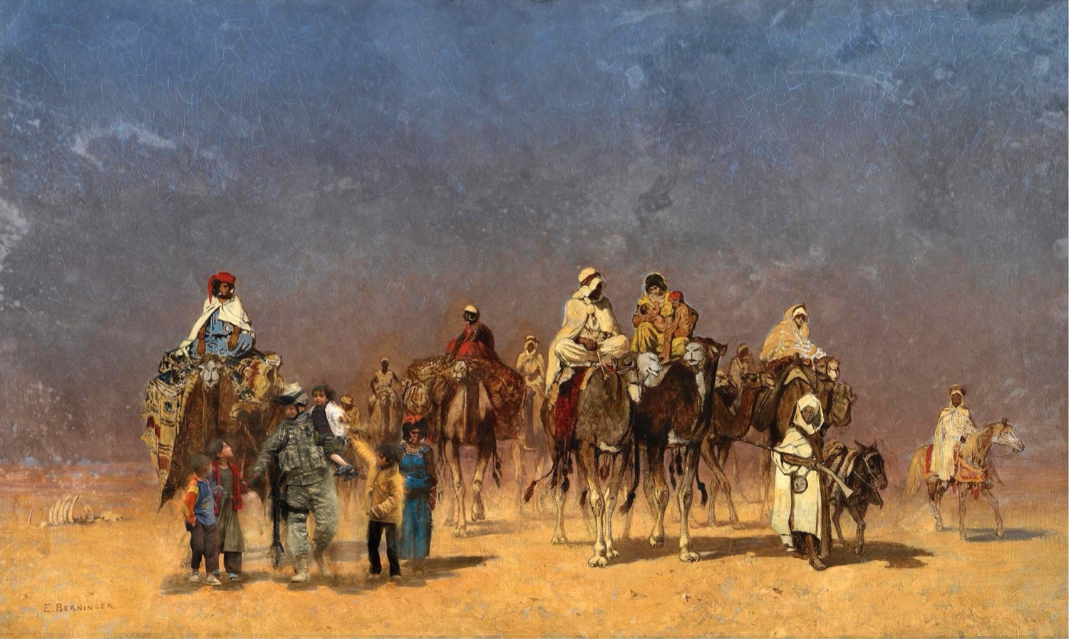 Nermine Hammam, Caravan, 2014. Constructed photographic series
